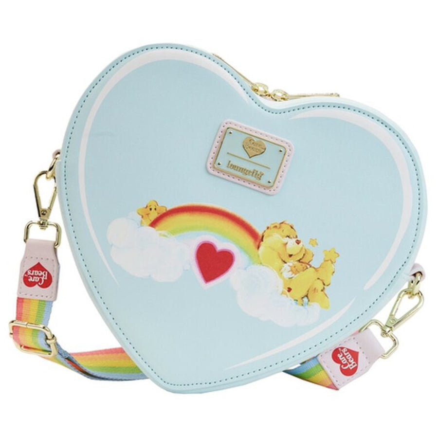 Care Bears Heart Cloud Party Rainbow Strap Cross Body Bag