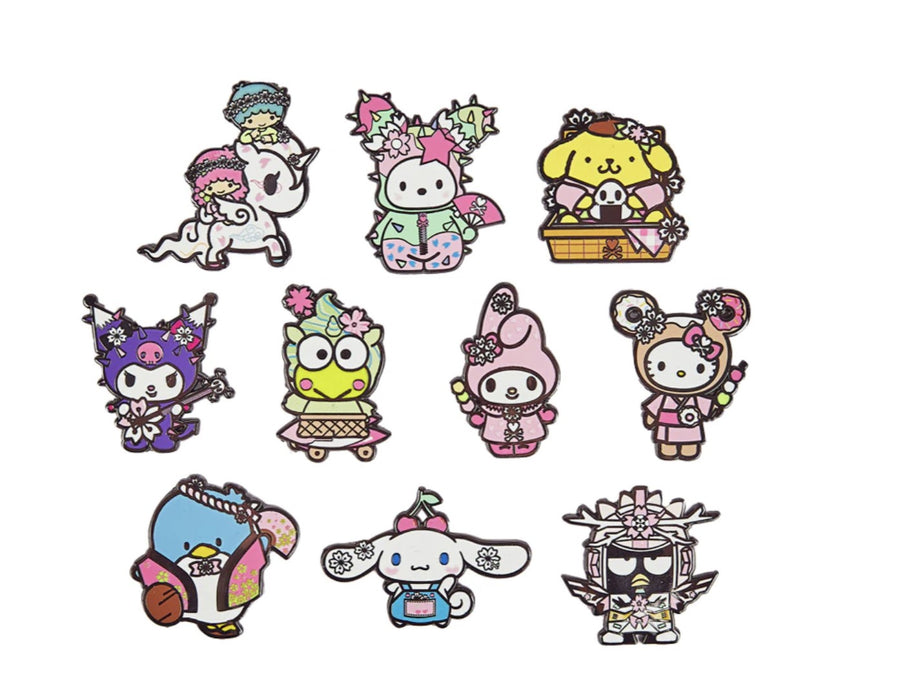 tokidoki x Hello Kitty and Friends Sakura Festival Enamel Pin Surprise Box