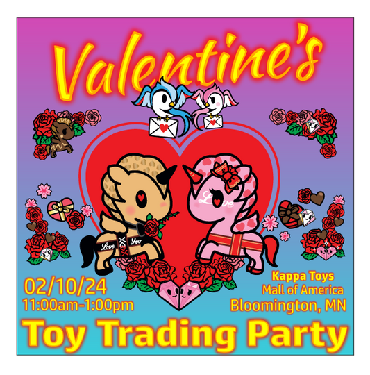 Kappa Toys Valentine's Toy Trading Party: Come Trade With Us :) MALL OF AMERICA!