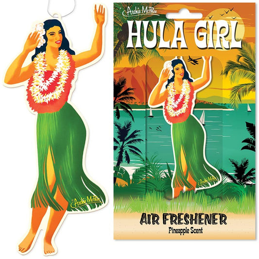 Air Freshener Hula Girl Pineapple Scent