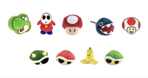 Super Mario Junior Mocchi Mocchi Plush Floor Display Assortment