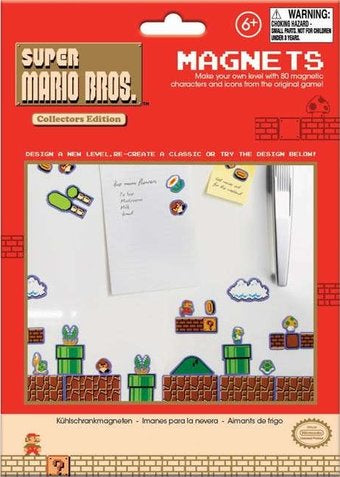 Super Mario Bros Collectors Edition Magnet Set