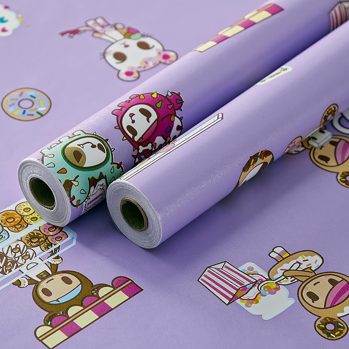 tokidoki Sweetshop 18" x 16.5' Waterproof Wall Paper Roll