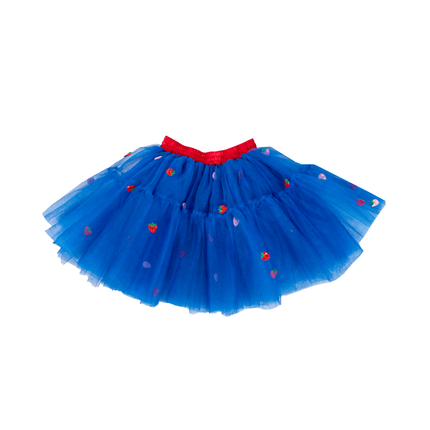 Strawberry Shortcake Premium Adult Berry Blue Tulle Skirt