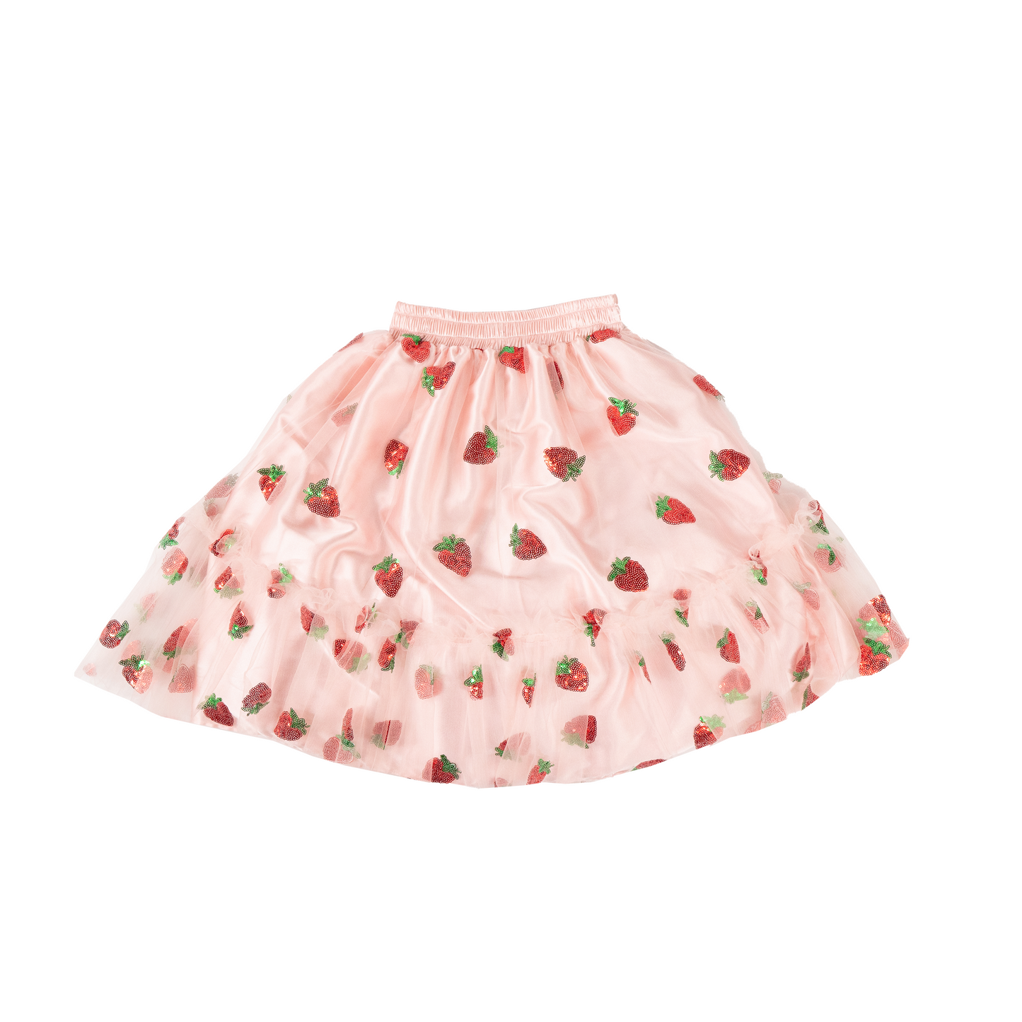 Strawberry Shortcake Premium Child Strawberry Sequin Skirt