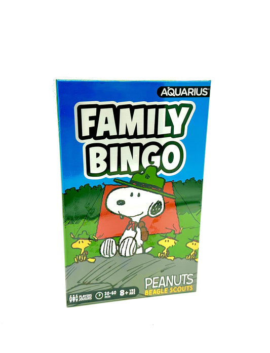 Peanuts Beagle Scouts Family Bingo