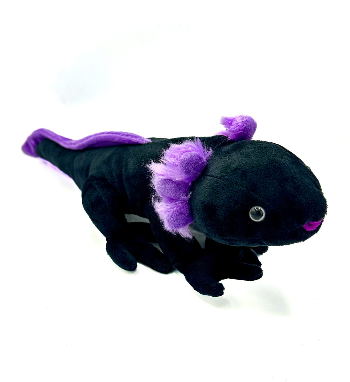 Cuddlekins Black Axolotl 8"