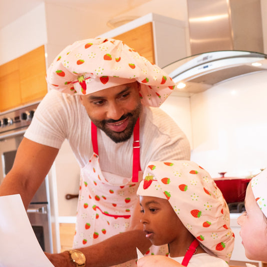 Strawberry Shortcake Premium Adult Tall Chef Hat