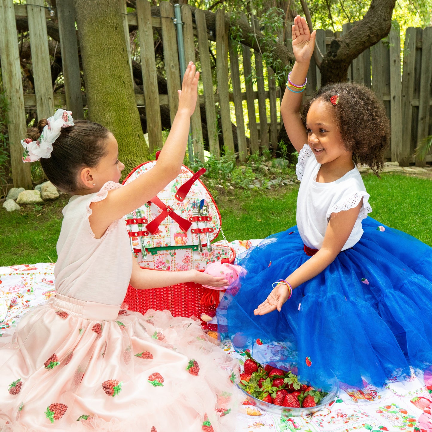 Strawberry Shortcake Premium Child Strawberry Sequin Skirt