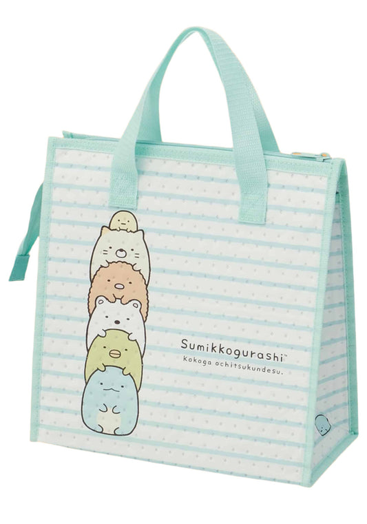 Sumikkogurashi Insulated Lunch Bag Blue