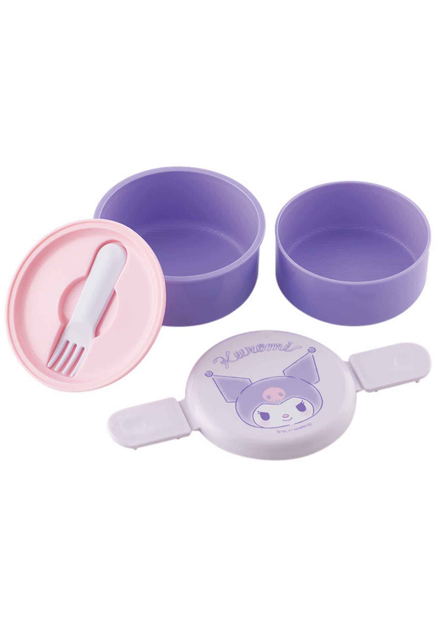 Kuromi Round Bento Lunch Box 17oz