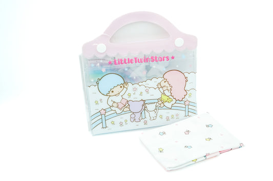 Sanrio Case n Handkerchief Twin Stars