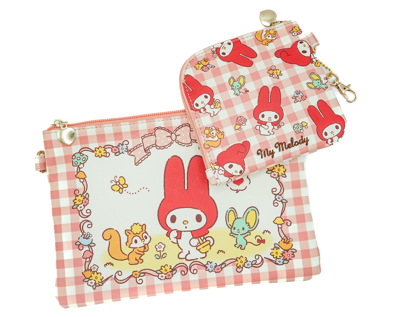 Sanrio Flat Pouch Two Piece My Melody