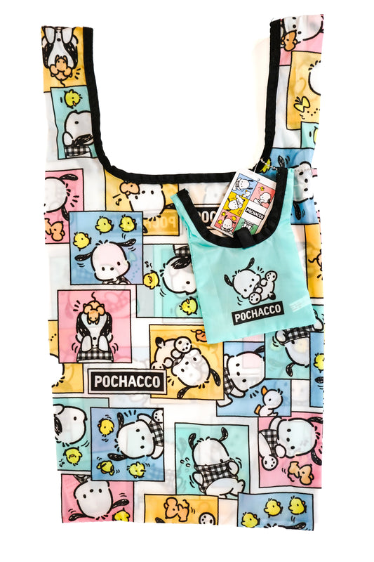 Sanrio Reusable Shopping Bag Checker Pattern Pochacco