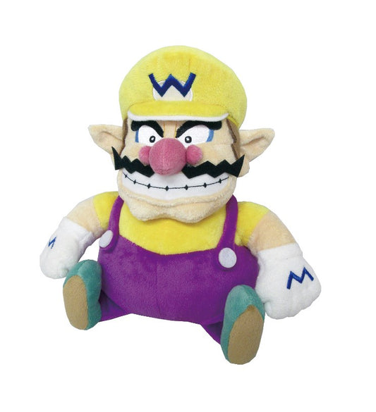 Plush Super Mario Allstar Wario 10in