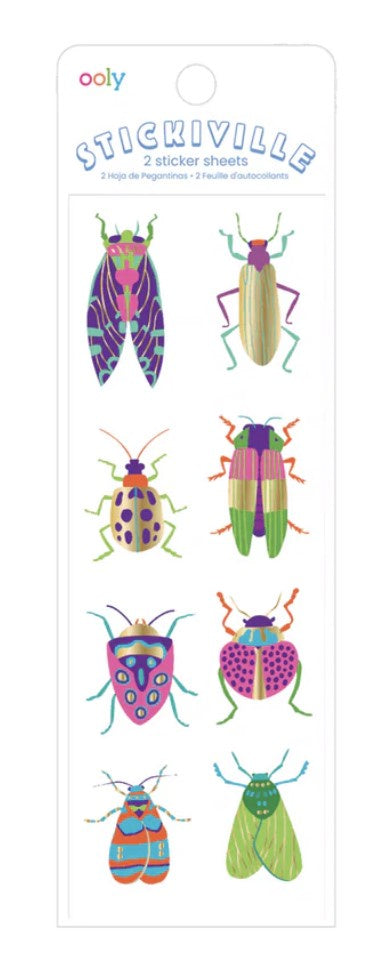 Fancy Bugs Stickiville Stickers