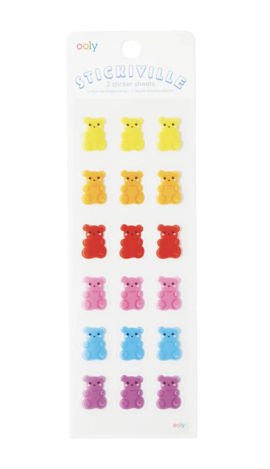 Gummy Bears Stickiville Stickers