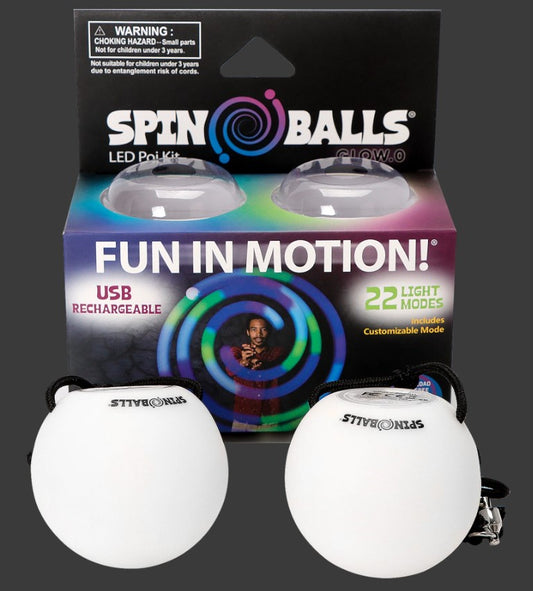 Spinballs Glow LED Poi Balls