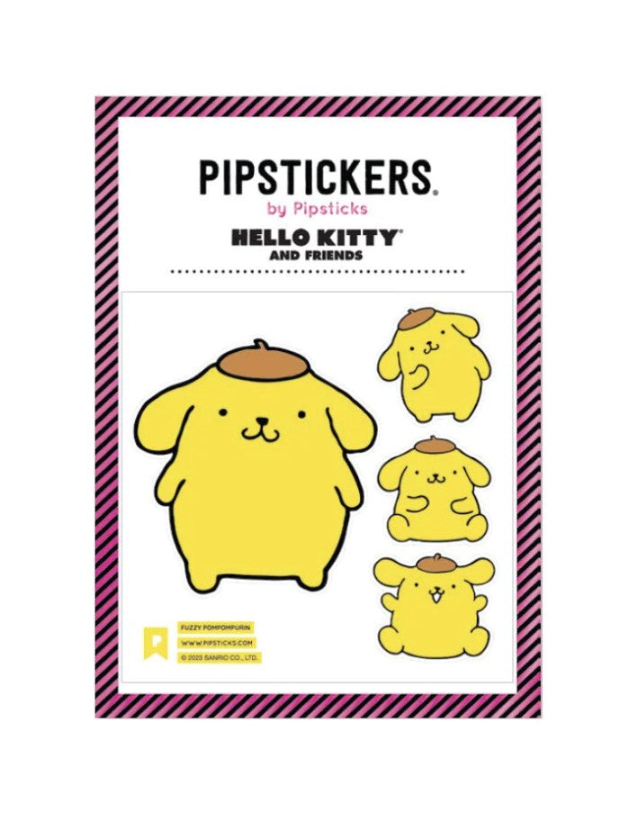 Fuzzy Pompompurin Stickers