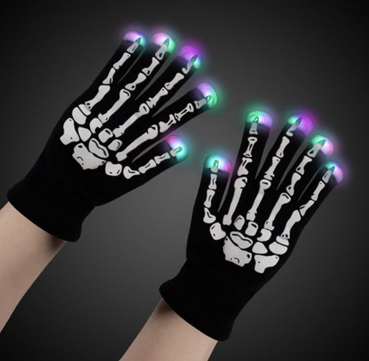 LED Skeleton Gloves