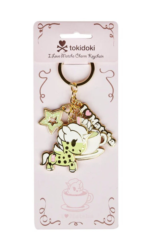 tokidoki I love Matcha Charm Keychain