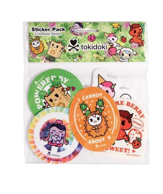 Fruit and Veggies Sticker Pack 5 pcs