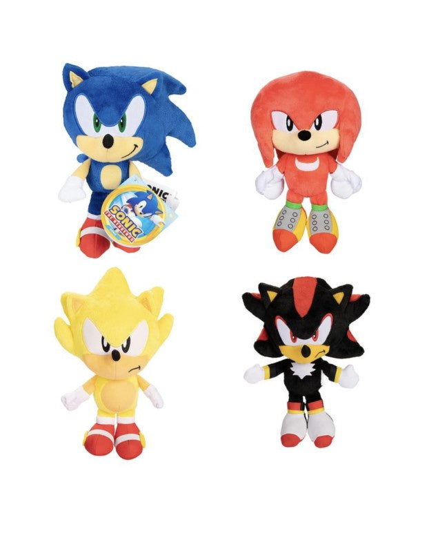 Sonic The Hedgehog Assorted Plush