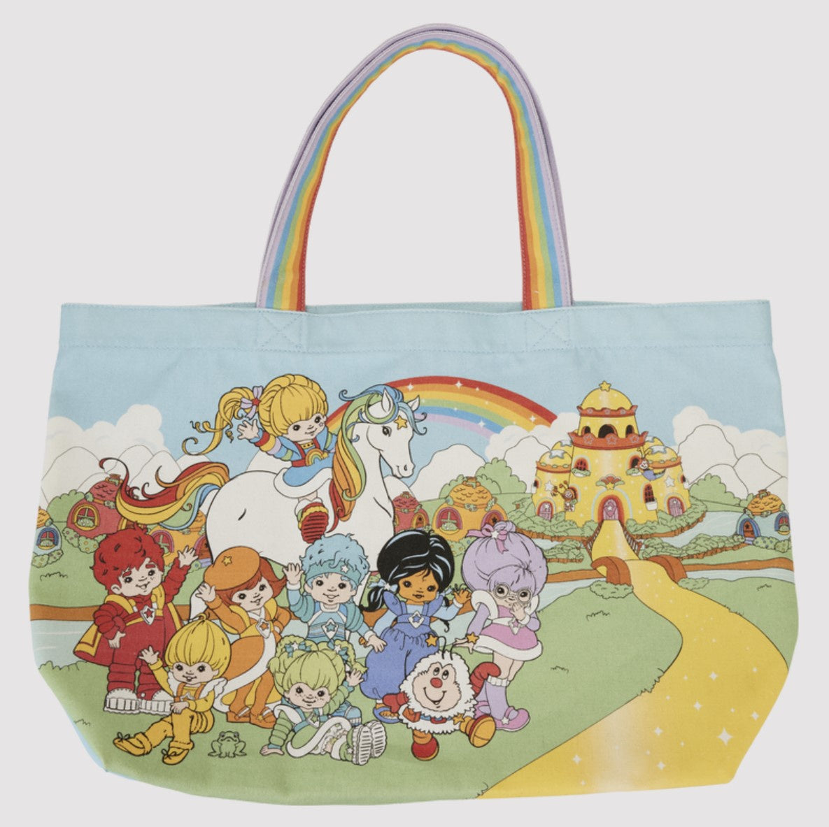 Rainbow Brite The Color Kids Rainbow Handle Canvas Tote Bag