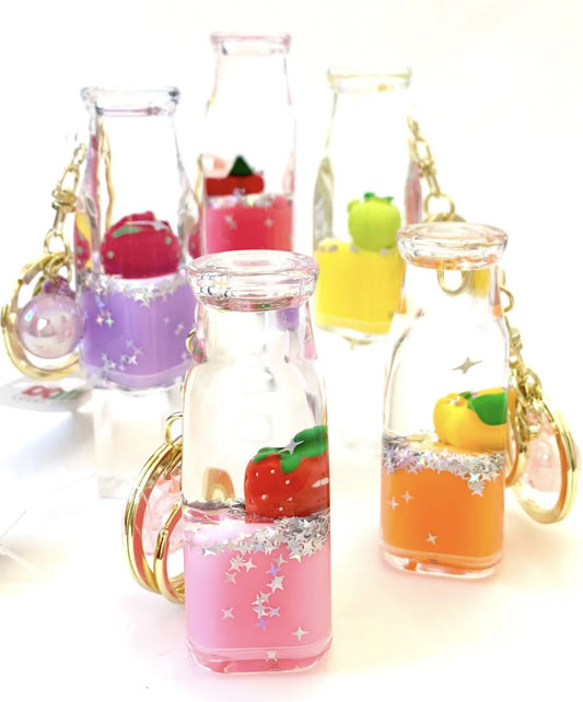 Fruit Bottle Floaty Key Charm