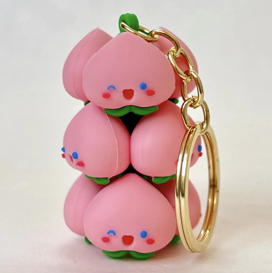 Peach Bundle Key Charm