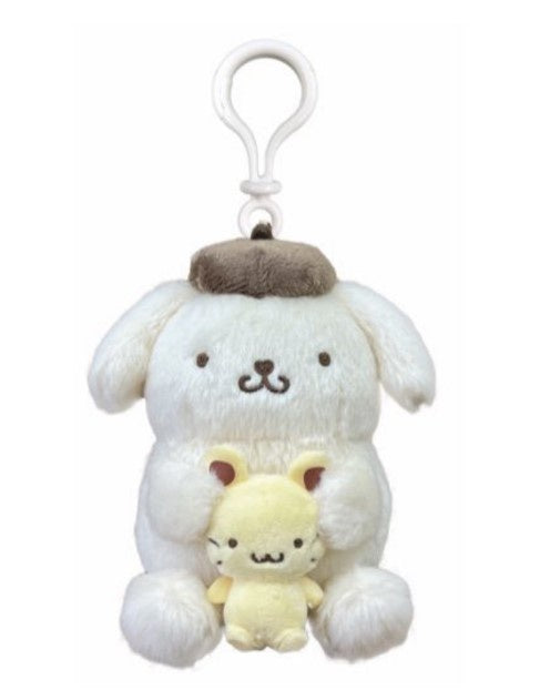 Mascot Clip-On With Friend Pompompurin