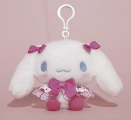 Strawberry Dress Cinnamoroll Clip on Plush Mascot