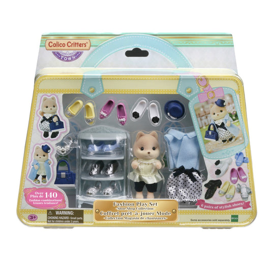 Calico Critters Fashion Play Set Shoe Shop Collection