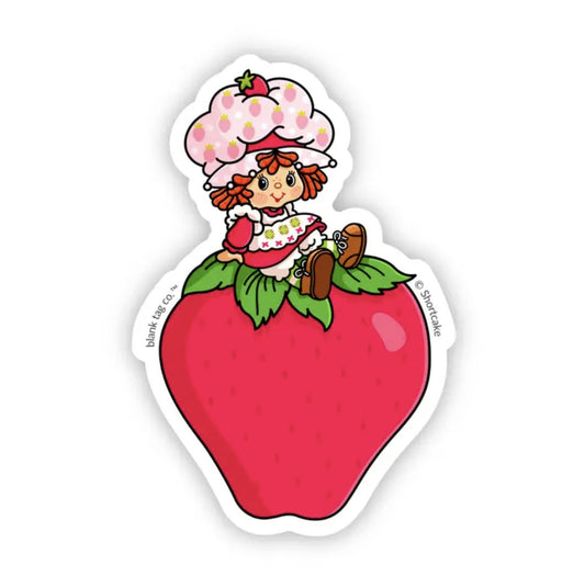 The Strawberry Shortcake Logo Sticker