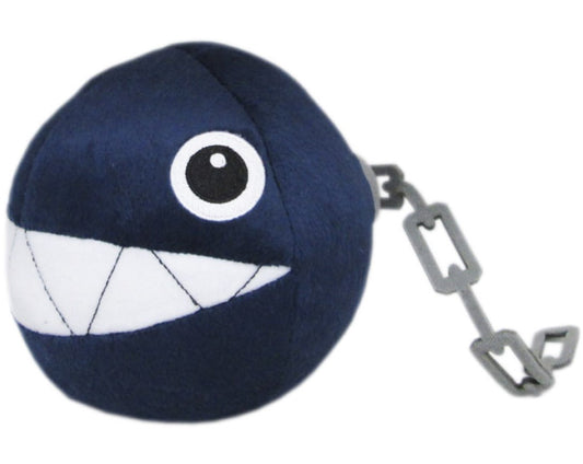 Plush Chain Chomp Super Mario 6in