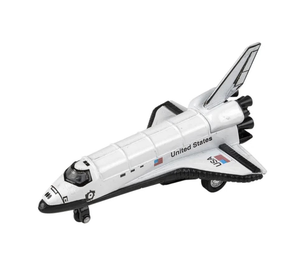Diecast Pull Back Space Shuttle