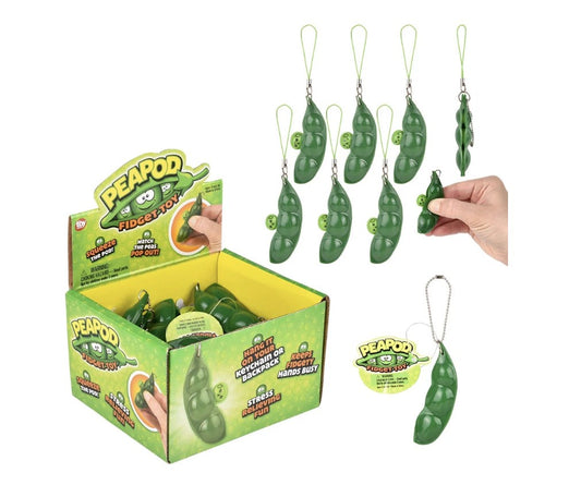 Fidget Peapod Charm