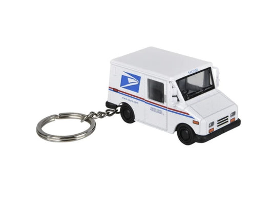 Diecast Pull Back Mini Postal Truck Key Charm