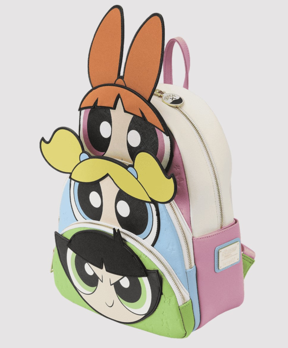 Powerpuff Girls Triple Pocket Backpack