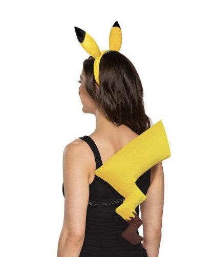 Pikachu Headband & Tail Kit One Size Adult