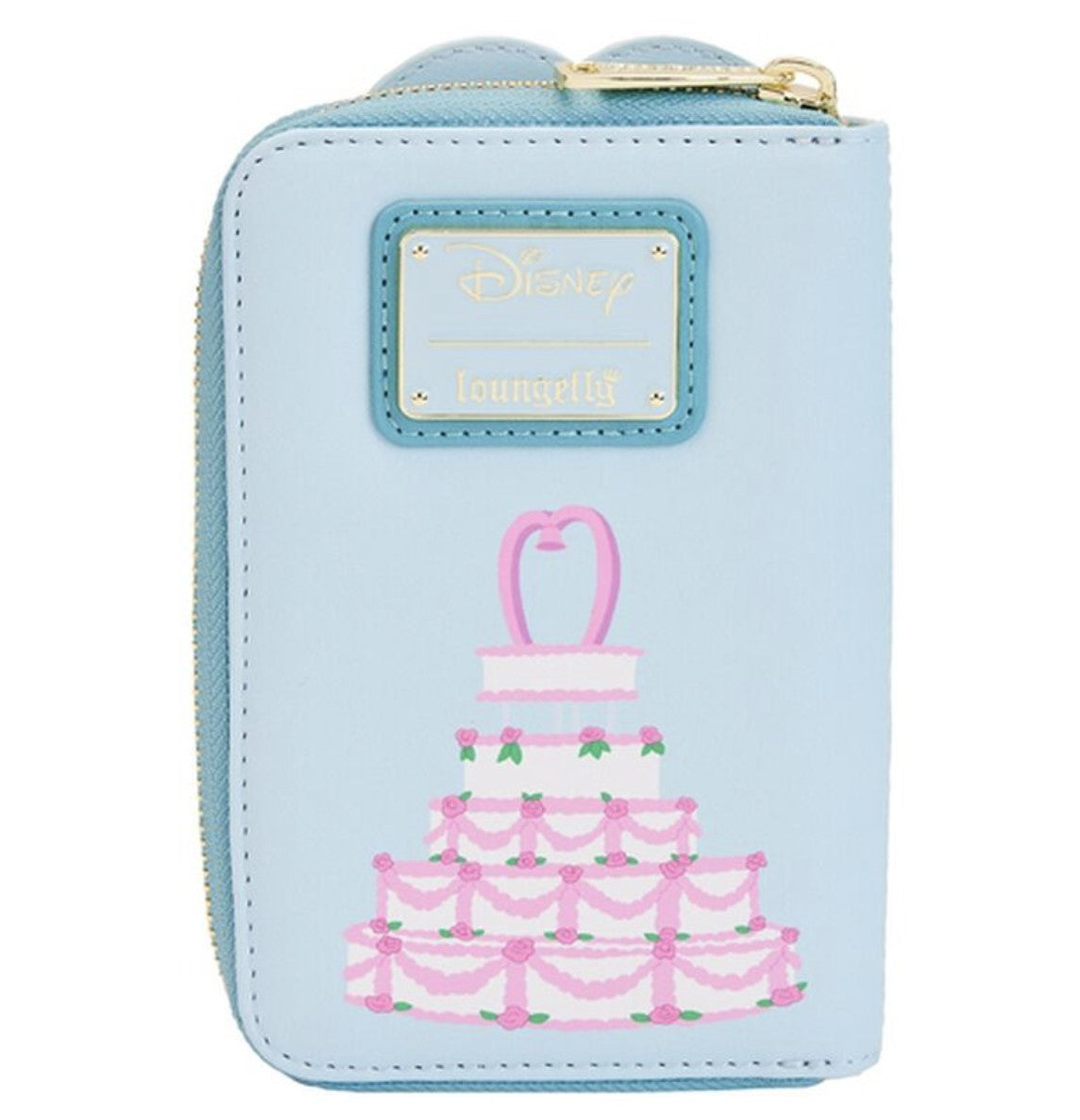 Disney's the Little Mermaid Wedding Cake Zip Around Wallet