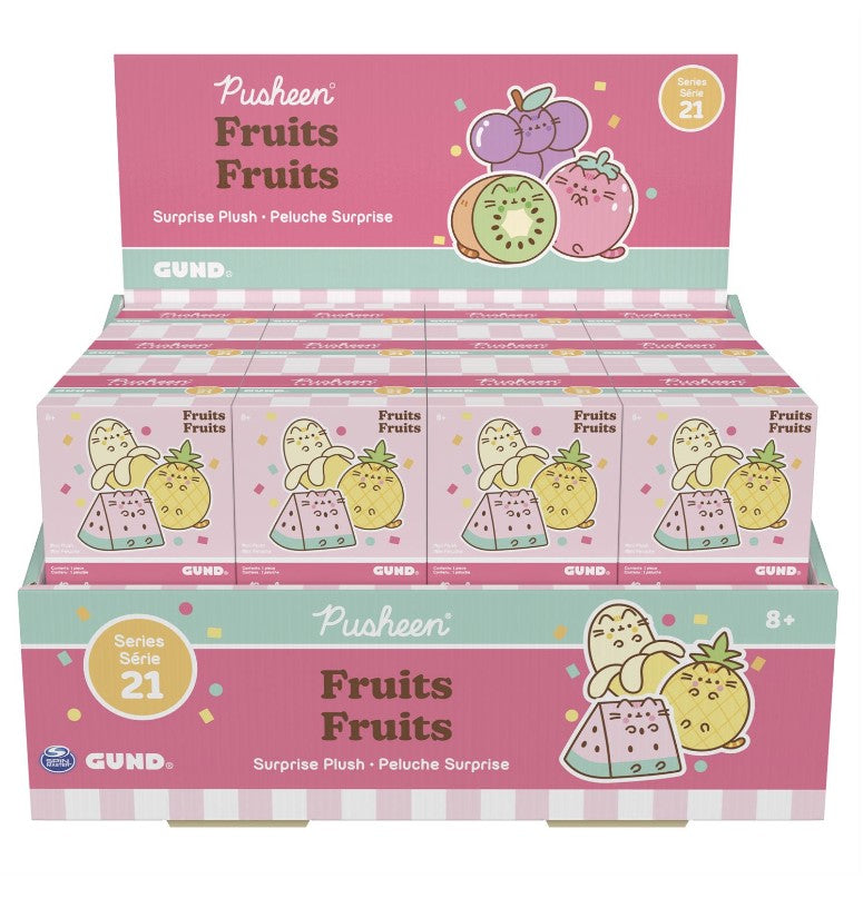 Pusheen Fruit 3in Plush Charm Surprise Box