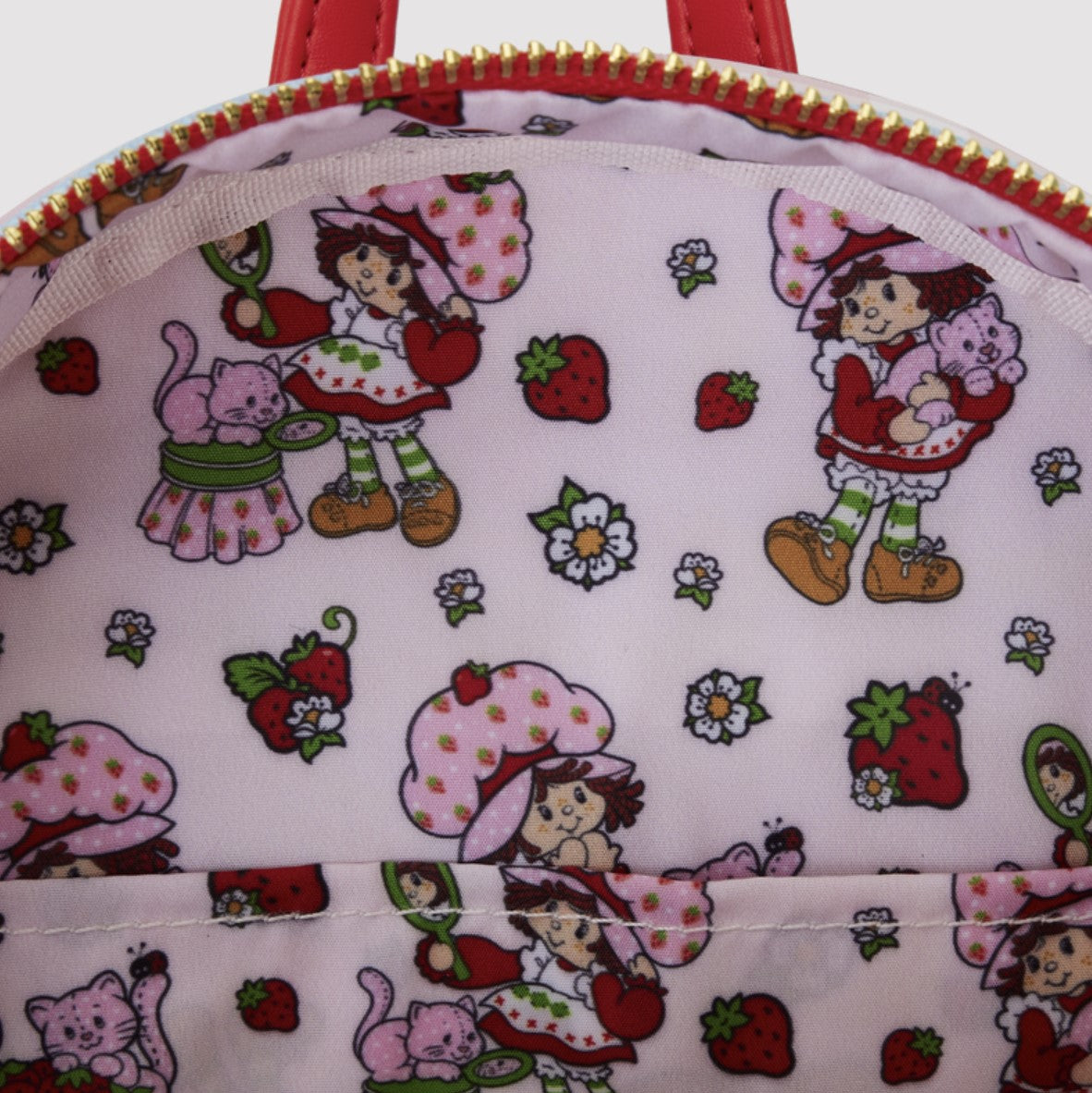 Strawberry Shortcake Denim Pocket Mini Backpack