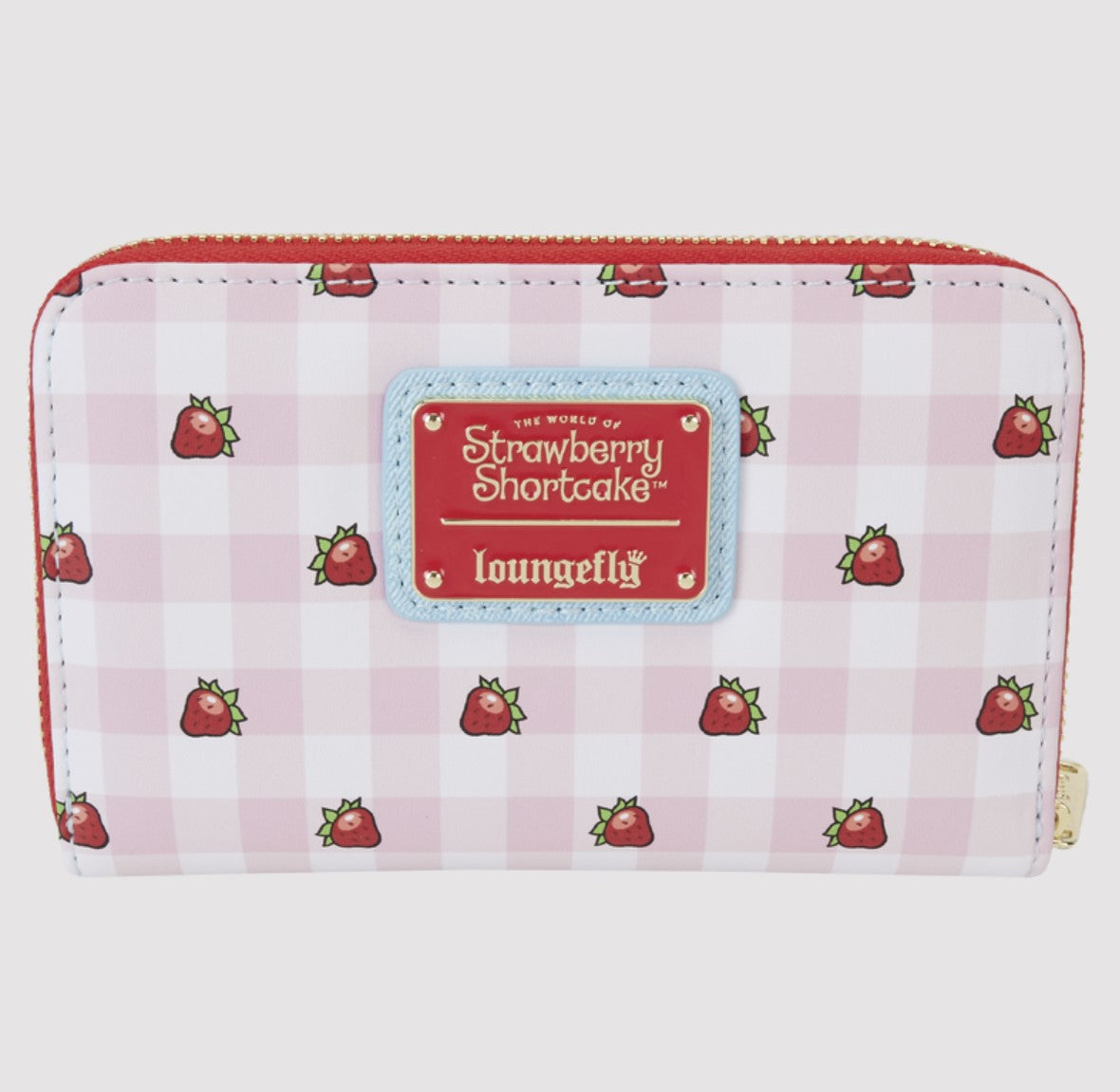 Strawberry Shortcake Denim Zip Around Wallet