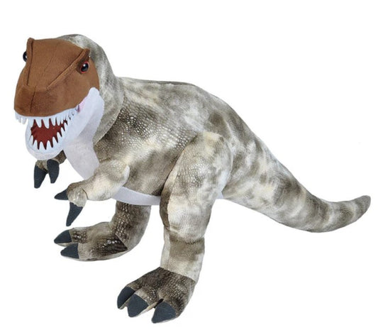 T Rex Predator Dino Plush with Teeth 25 In