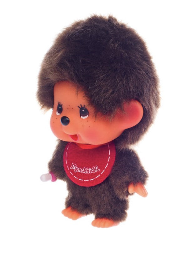 Monchhichi Mini Boy Doll With Big Head and Pacifier Plush