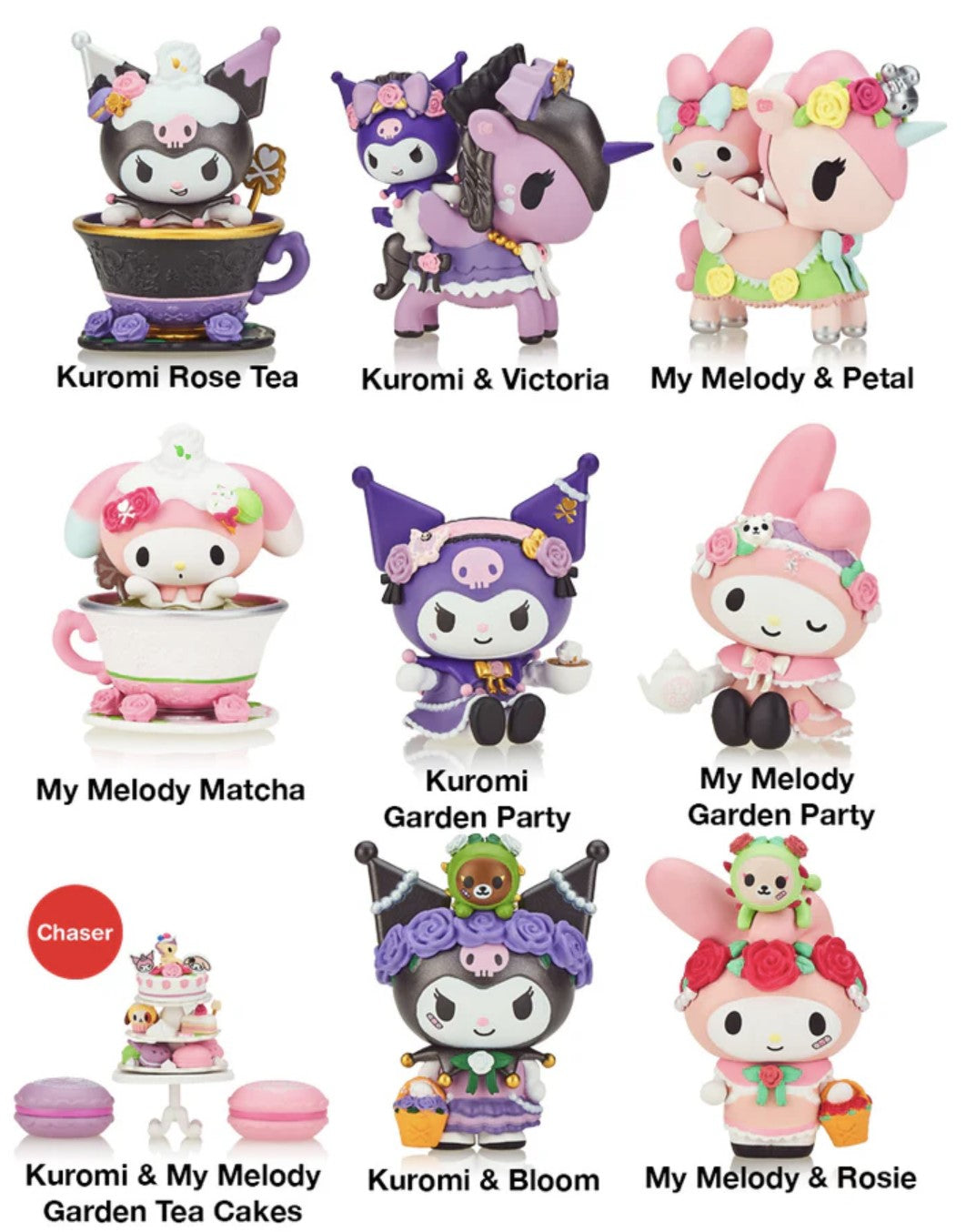 tokidoki X Kuromi & My Melody Garden Party Surprise Box