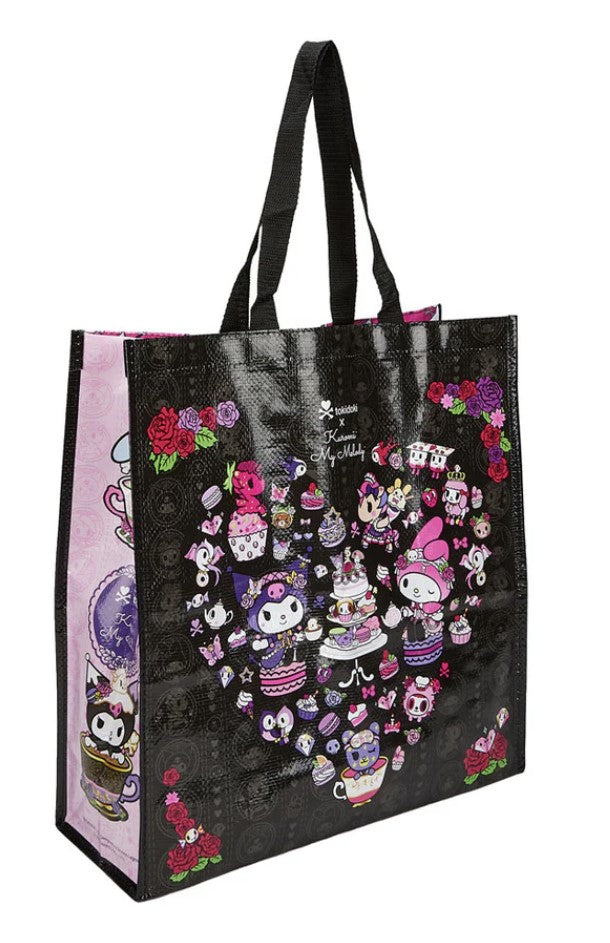 tokidoki X Kuromi & My Melody Garden Party Vinyl Tote