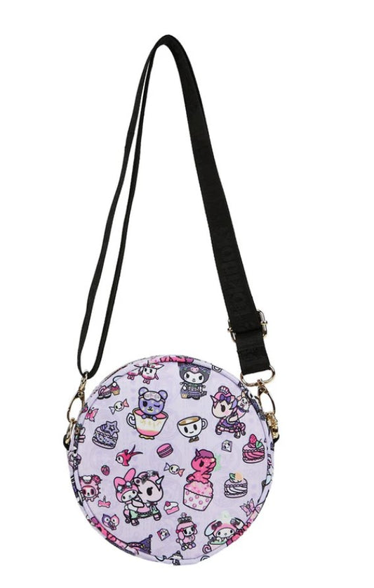 tokidoki X Kuromi & My Melody Garden Party Round Small Crossbody