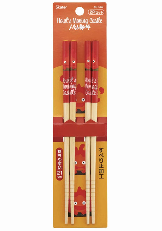 Howl's Moving Castle Chopsticks 2pc Set (Calcifer)